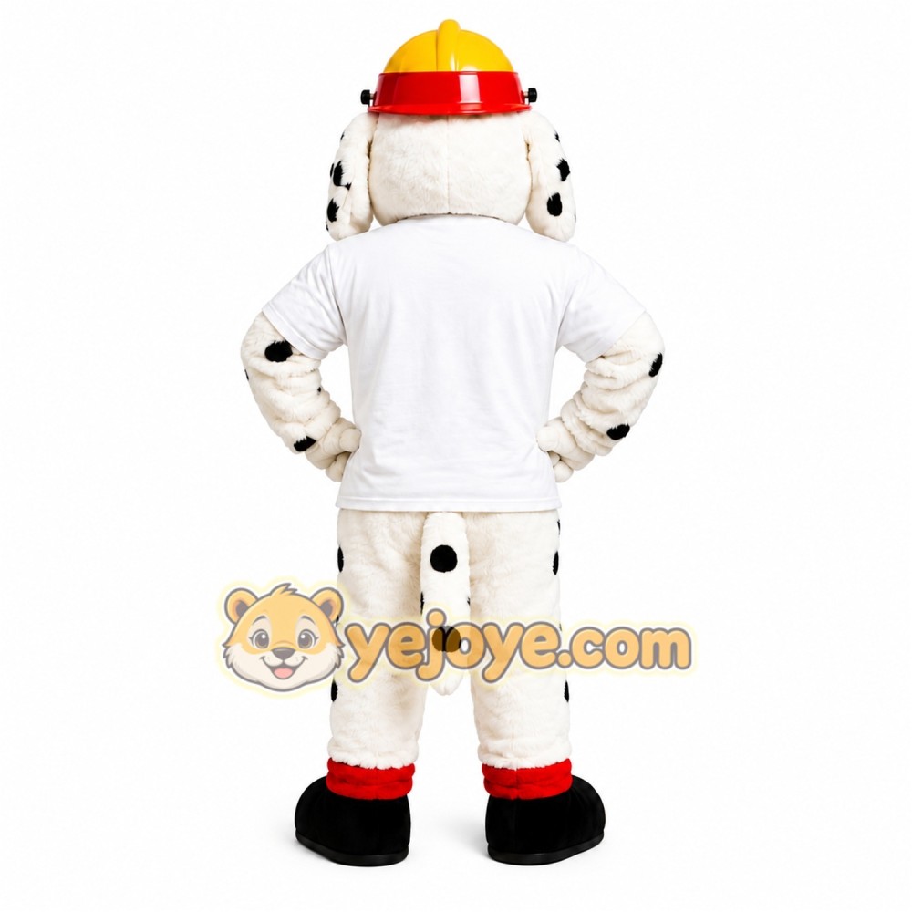 Firefighter Dog Mascot Costume Firefighter Dog Mascot Costume