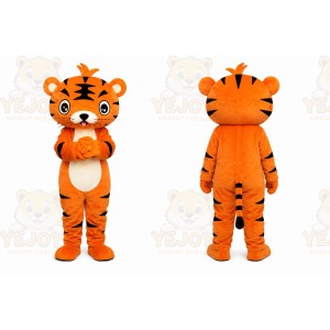 Orange Tiger Mascot Costume