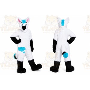 Spotted Husky Mascot Costume
