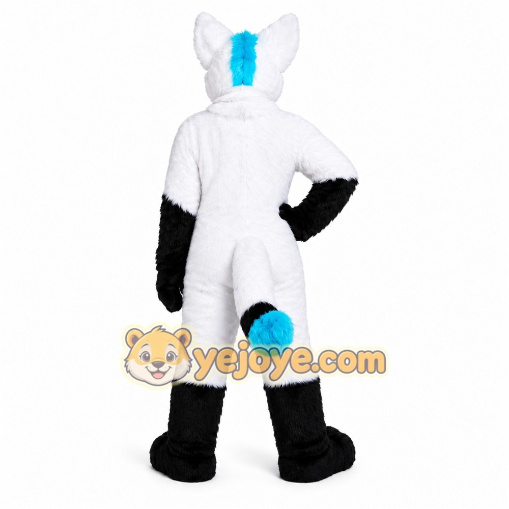 Spotted Husky Mascot Costume Spotted Husky Mascot Costume