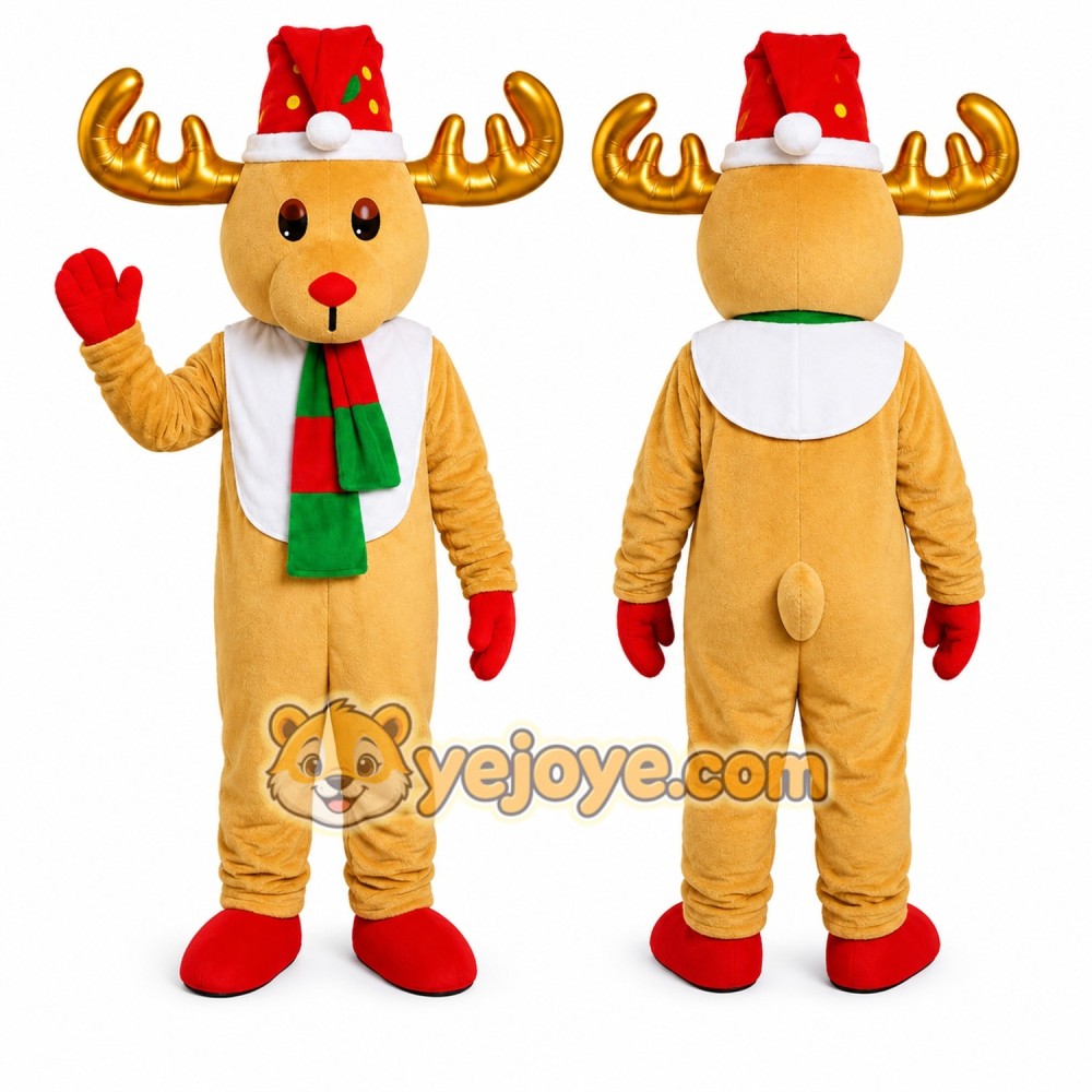 Christmas Reindeer Mascot Costume