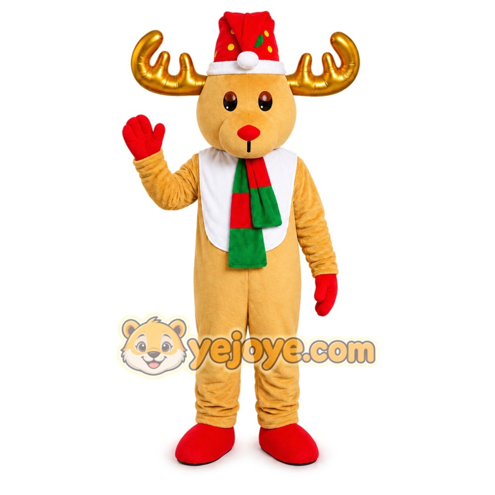 Christmas Reindeer Mascot Costume