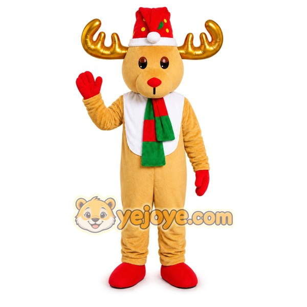 Christmas Reindeer Mascot Costume