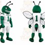 Green Fly Mascot Costume
