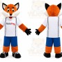 Orange Fox Sports Mascot Costume