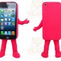 Pink Phone Mascot Costume