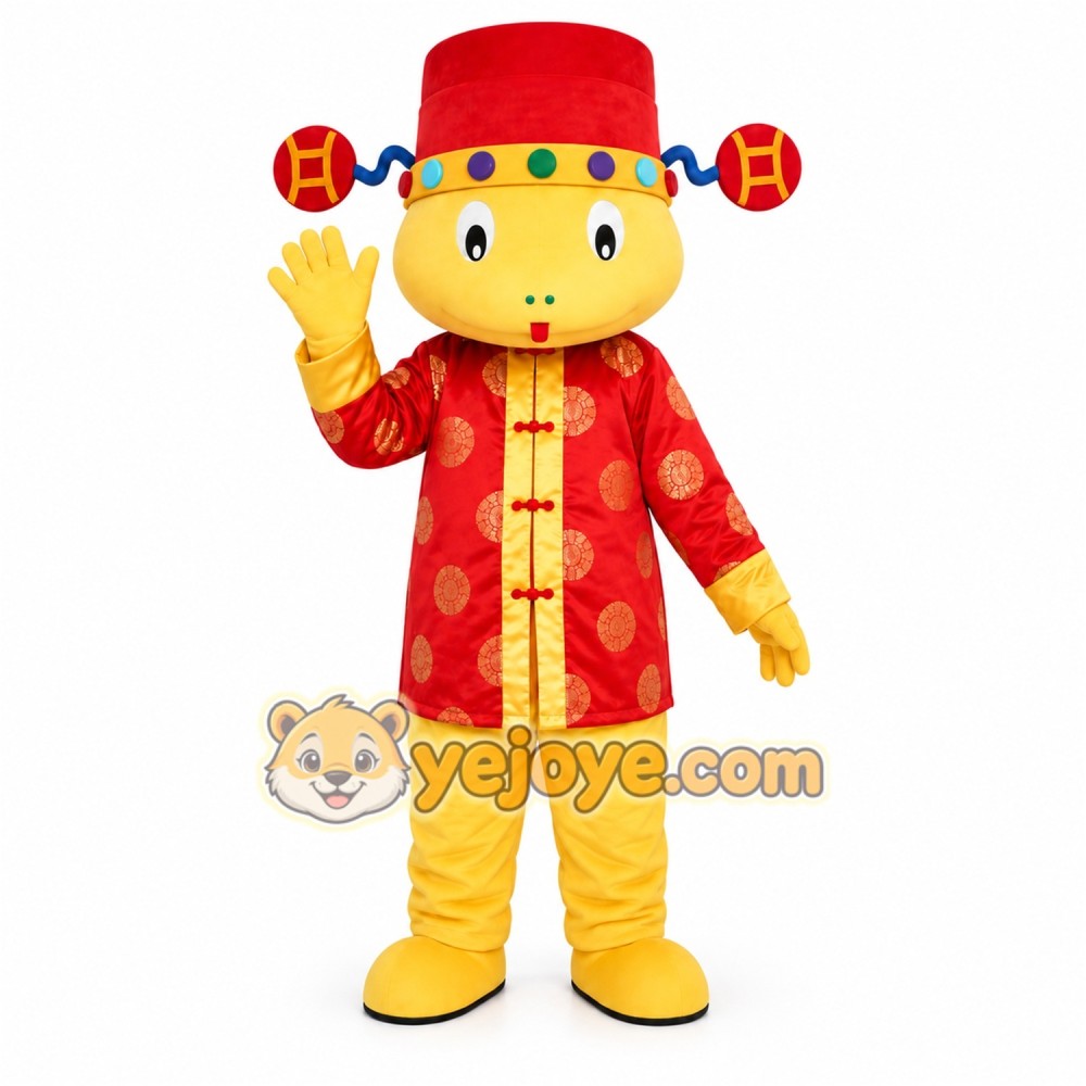 Chinese New Year Boy Mascot Costume Chinese New Year Boy Mascot Costume