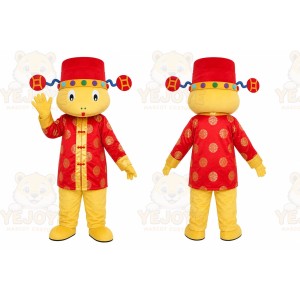Chinese New Year Boy Mascot Costume