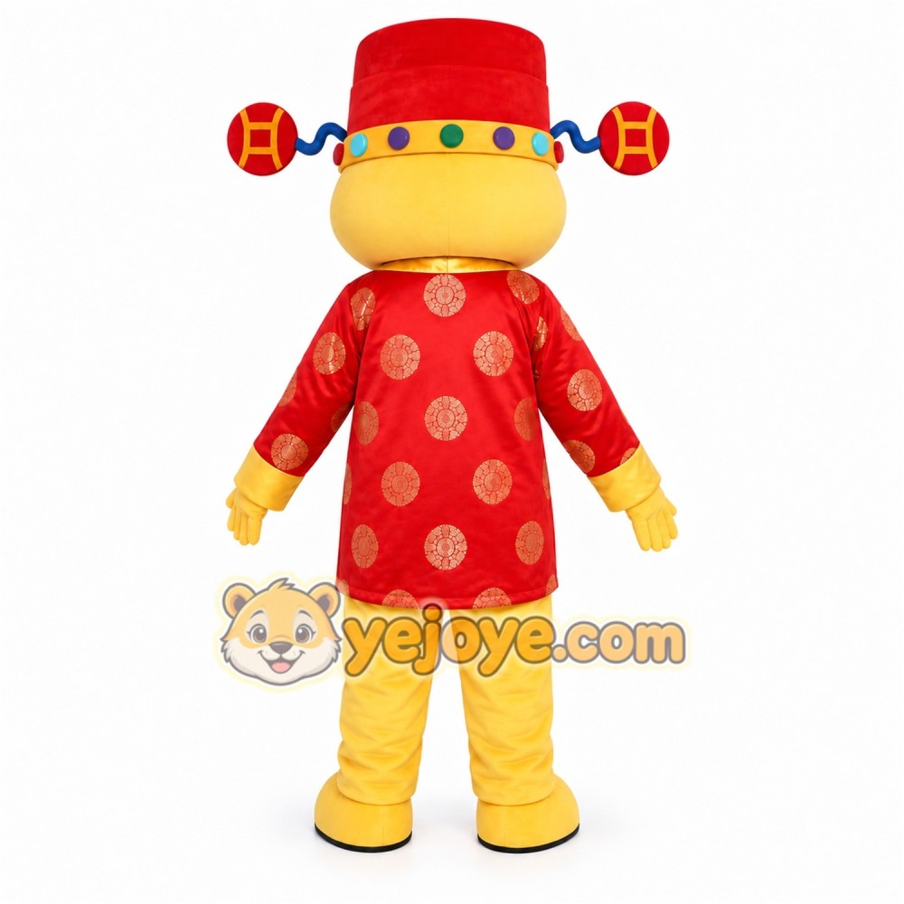 Chinese New Year Boy Mascot Costume Chinese New Year Boy Mascot Costume