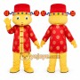 Chinese New Year Boy Mascot Costume