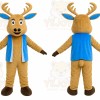 Brown Reindeer Mascot Costume
