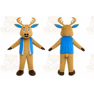 Brown Reindeer Mascot Costume