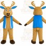 Brown Reindeer Mascot Costume