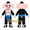Pig Pirate Mascot Costume Pig Pirate Mascot Costume