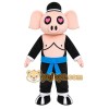 Pig Pirate Mascot Costume Pig Pirate Mascot Costume