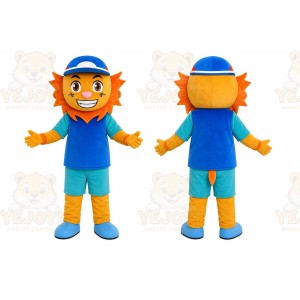 Orange Hair Boy Mascot Costume