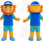 Orange Hair Boy Mascot Costume