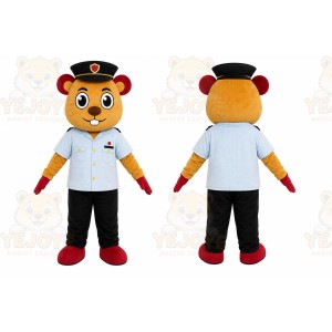 Bear Blue Shirt Mascot Costume