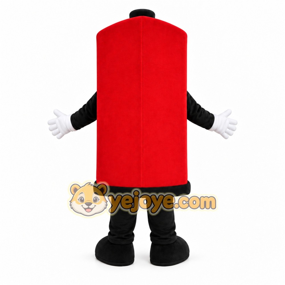 Red Train Mascot Costume Red Train Mascot Costume