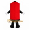 Red Train Mascot Costume Red Train Mascot Costume