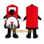 Red Train Mascot Costume