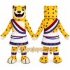 Leopard Sports Mascot Costume Leopard Sports Mascot Costume