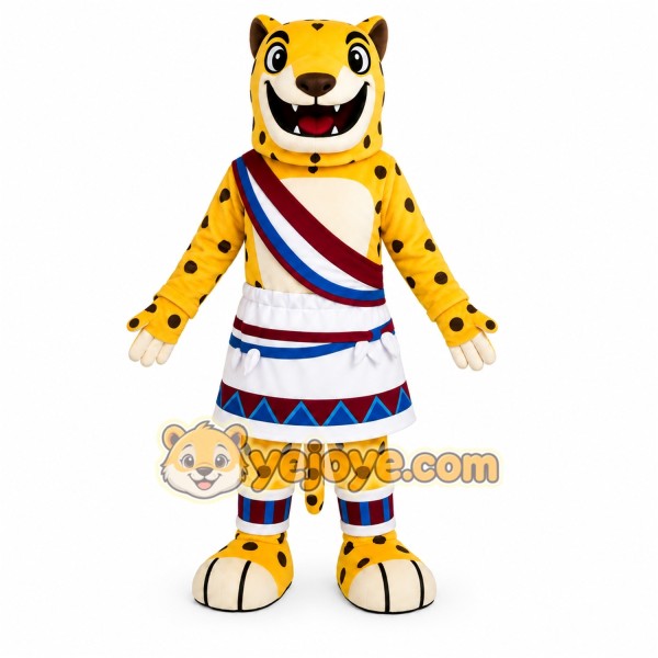 Leopard Sports Mascot Costume