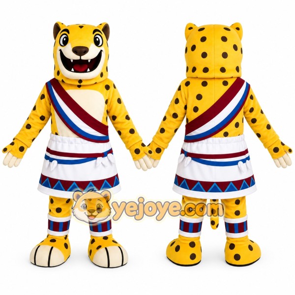 Leopard Sports Mascot Costume