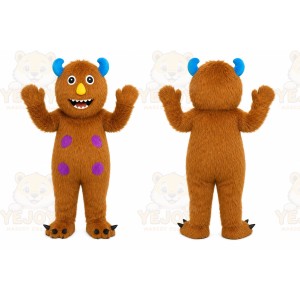 Brown Monster Mascot Costume