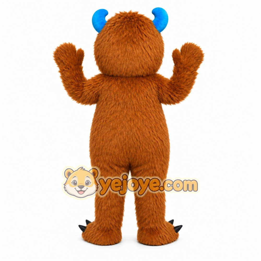 Brown Monster Mascot Costume Brown Monster Mascot Costume
