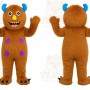 Brown Monster Mascot Costume