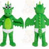 Green Dragon Mascot Costume