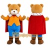 Bear Prince Mascot Costume Bear Prince Mascot Costume