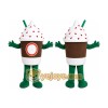 Coffee Cup Mascot Costume Coffee Cup Mascot Costume