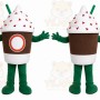 Coffee Cup Mascot Costume