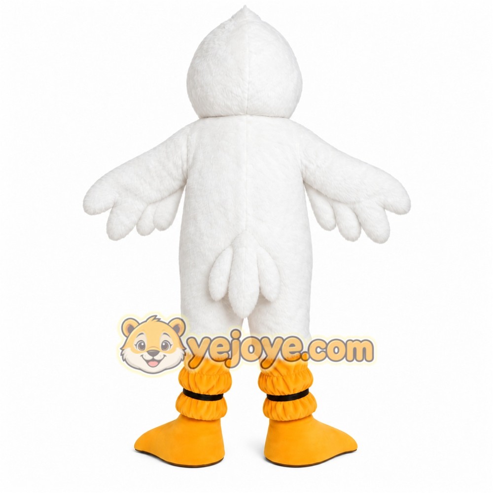 White Eagle Mascot Costume White Eagle Mascot Costume