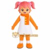 Pink Hair Girl Mascot Costume