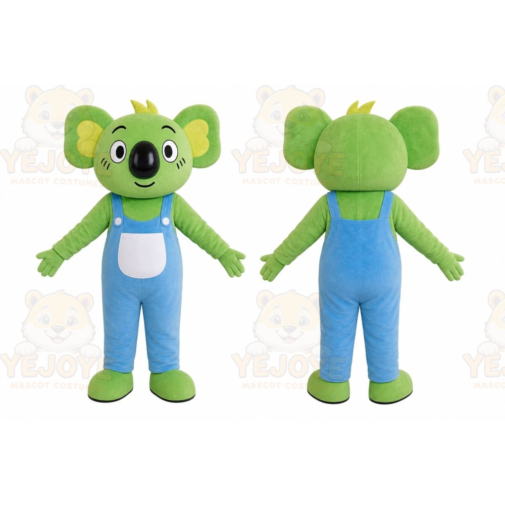 Green Koala Mascot Costume