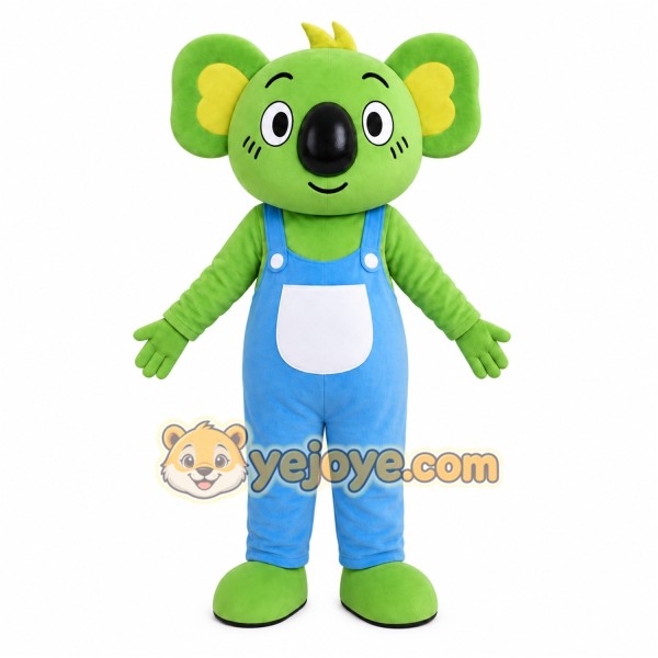 Green Koala Mascot Costume