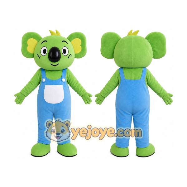 Green Koala Mascot Costume