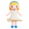 Blonde Doll Mascot Costume Blonde Doll Mascot Costume