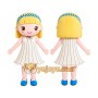 Blonde Doll Mascot Costume