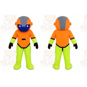 Orange Robot Mascot Costume