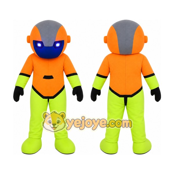 Orange Robot Mascot Costume