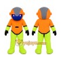 Orange Robot Mascot Costume