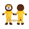 Yellow Lion Mascot Costume Yellow Lion Mascot Costume