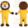 Yellow Lion Mascot Costume