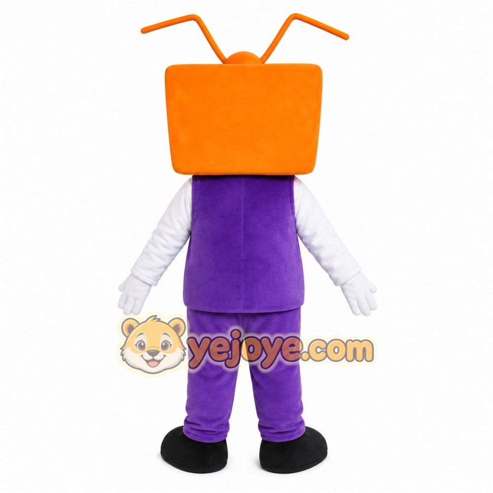 TV Head Character Mascot Costume TV Head Character Mascot Costume