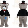 Top Hat Bear Mascot Costume