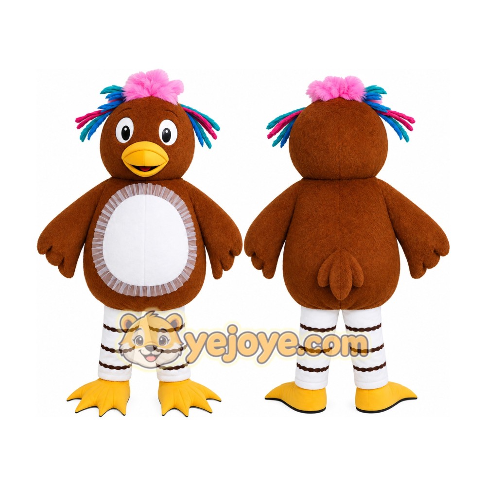 Brown Owl Mascot Costume